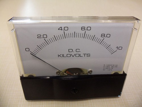 Panel meter 10 kv - dc., 0