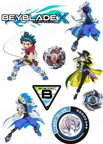 Beyblade edible cake - x,