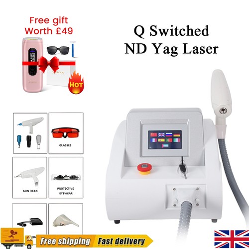 Switched yag laser - yag, tattoo