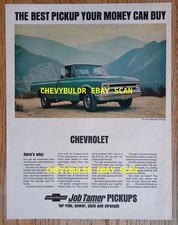 1968 Chevy C/20 Pickup Lrg Vintage Ad "The Best Pickup Your Money Can Buy"