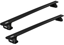Thule Roof Bars Evo Fixpoint WingBar Evo Black for Peugeot 307 Hatchback
