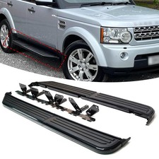 Side Steps For Land Rover Discovery 3 & 4 Running Boards All Black 2005-2015