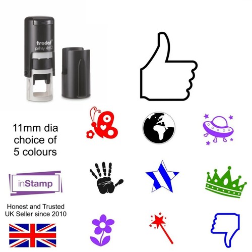 Loyalty card rubber stamp 11mm - loyalty,