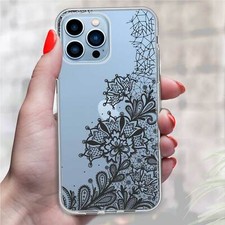 Lace Floral Phone Case For