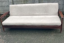 RARE RETRO TEAK GUY ROGERS SOFA/DAYBED CLEAN TWO MAN DELIVERY