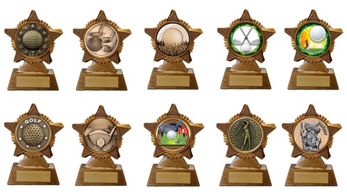 Golf trophy award premier - award, star