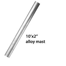 ALLOY aluminium Mast Pole Mount Aerial Satellite Helium 1m 3' 5' 6' 8' 10' ft