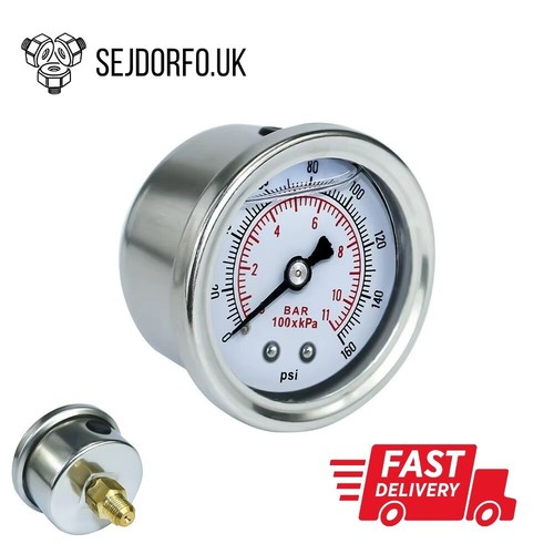 Npt pressure gauge fuel - 1/8,