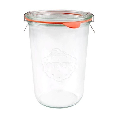 Weck 850ml mason jar with - with, lid