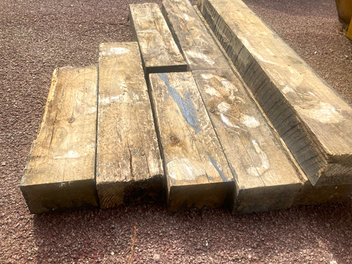 Reclaimed wooden railway - wooden,