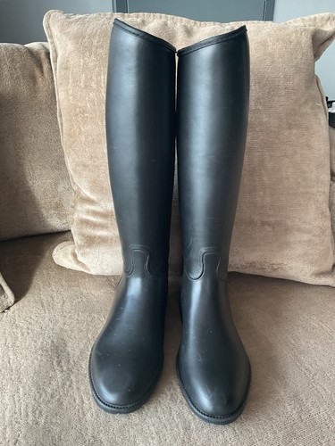 Black dublin boots pvc size - pvc,