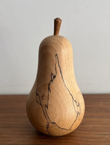 Vintage turned spalted beech - vintage,