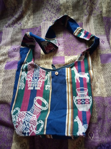 Unusual woven ethnic hippy bag - hippy,