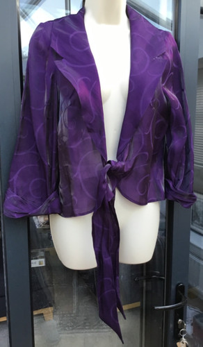 Glitz collared sleeve - 3/4, deep