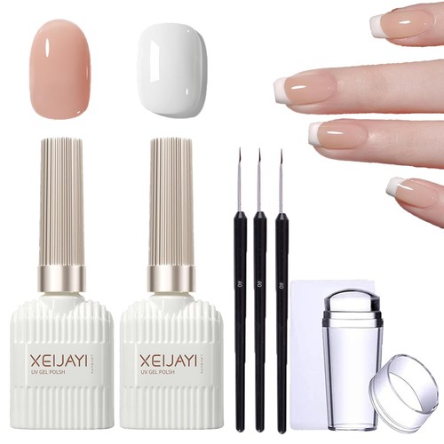 French manicure kit - jelly, nude