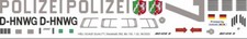 Decal 582 BO 105CBS Police North Rhine-Westphalia D-HNWG
