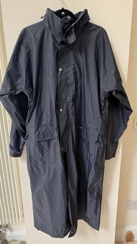 Aigle long hooded rain coat - long,