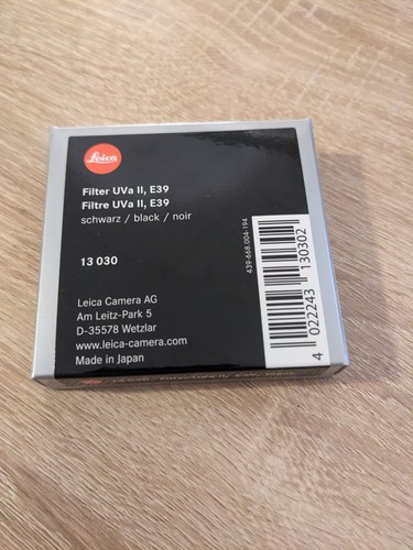 Leica e39 uva filter - uva,
