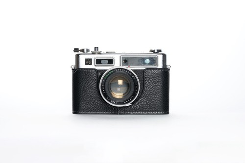 Real leather half camera - half,