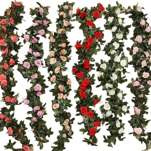 Artificial rose vine garland - artificial,