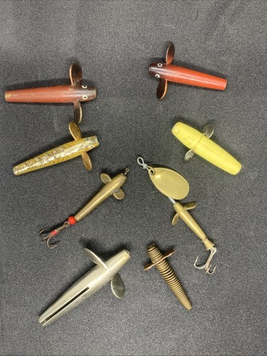 Vintage devon minnow salmon - x8,