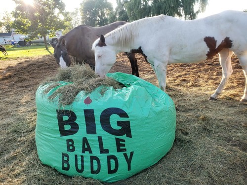 Big bale buddy stop waste - big,