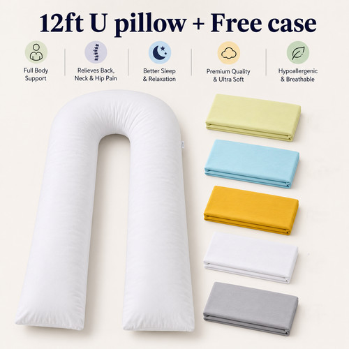 12ft pillow with free - with,