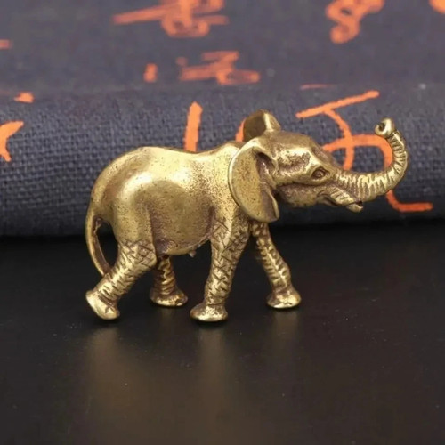 Antique bronze elephant - bronze,