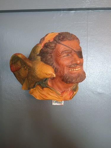 Vintage bossons chalkware - vintage, head