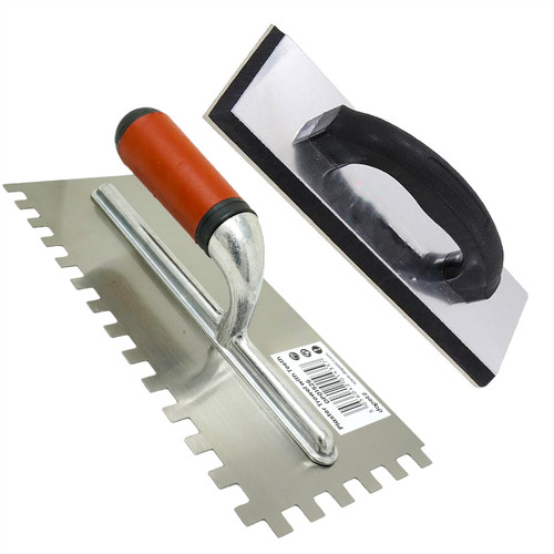 Grout float notched - notched, tile