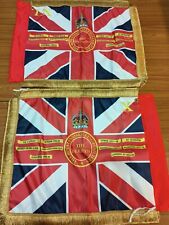 Royal Inniskilling Fusiliers miniature 9th/10th Battalions king's colours flags