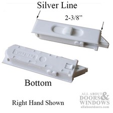 White Slide-In Plastic Tilt