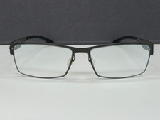 ic Berlin Eyeglasses Mens Womens Grey Graphite Peter C Large Square NP499€ XL Large