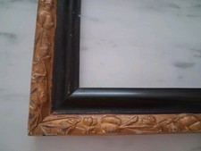 Picture Frame Gold Ornate Decorative Distressed  17" X 10" (Inner 14" X 6.75")