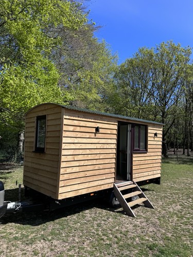 Shepherds hut ready - shepherds,