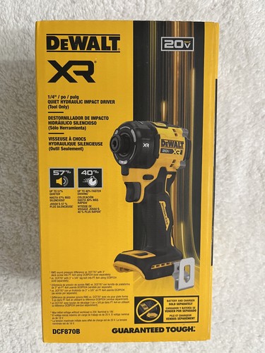 New dewalt dcf870b 20v max - new, xr
