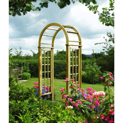 Wooden garden arch - wooden,