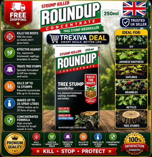 Roundup tree stump - tree,