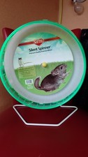Giant silent spinner hamster wheel, green, brand new