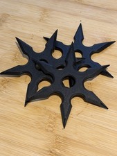 Set of 3 Plastic Ninja Throwing Stars – Safe Props for Training or Cosplay