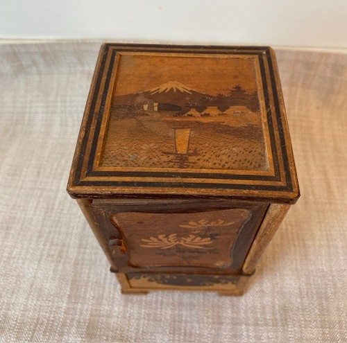 Antique japanese marquetry - antique,