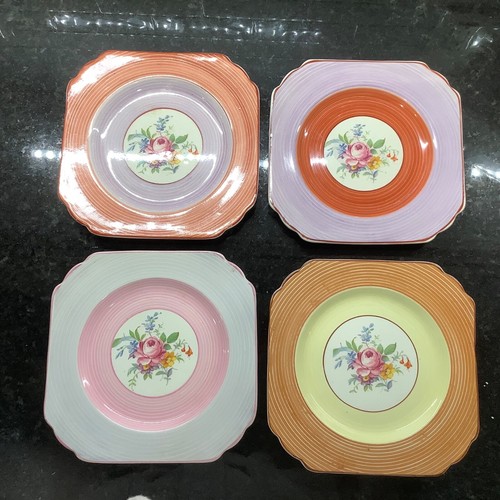 British anchor plates and tea - british,