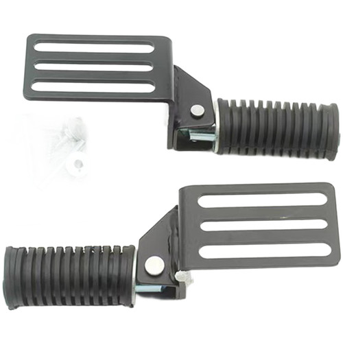 Black folding foot pedal with - black,