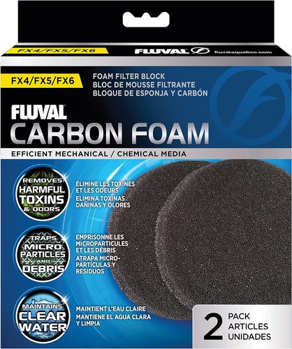Fluval carbon foam filter - fluval, pad