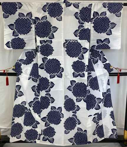 Japanese vintage kimono yukata - kimono,