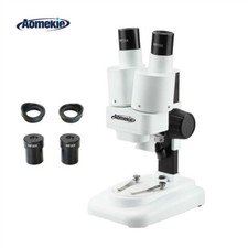20X/40X Binocular Stereo Microscope LED Light Cordless Portable Multi-Use