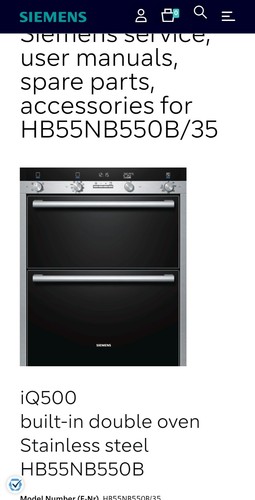 Siemens hb55nb550b iq500 - siemens,