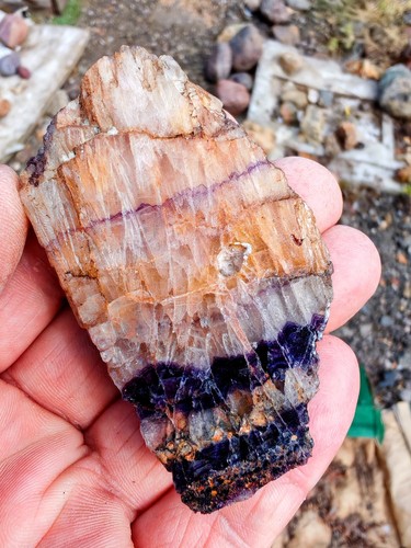 Blue john fluorite - john, raw