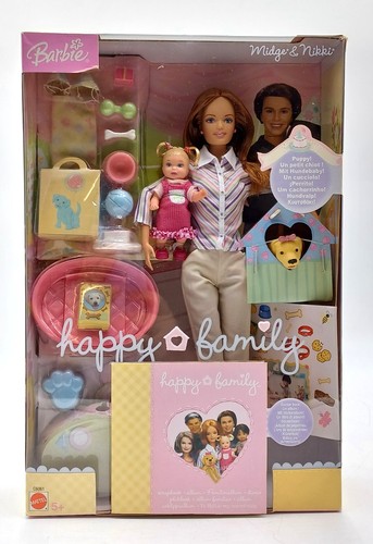 2003 barbie happy family - happy, midge