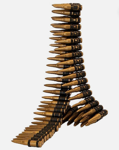 Plastic bullet belt army - bullet,